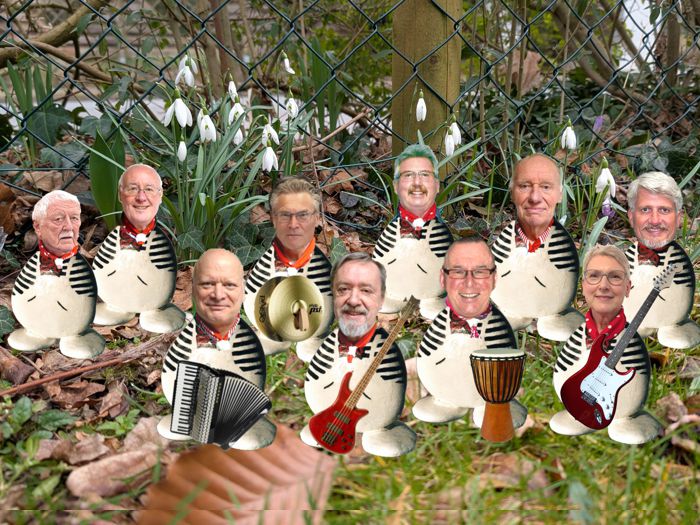 Der Show- und Shanty Chor &bdquo;He Lücht&rdquo; & die Sailors aus Hamburg - Gruppenfoto
