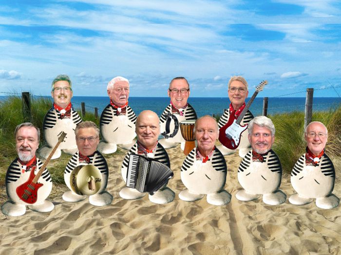 Der Show- und Shanty Chor &bdquo;He Lücht&rdquo; & die Sailors aus Hamburg - Gruppenfoto