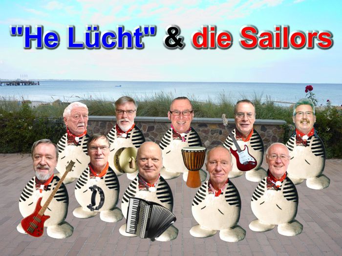 Der Show- und Shanty Chor „He Lücht” & die Sailors aus Hamburg - Gruppenfoto
