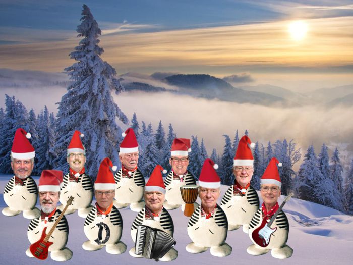 Der Show- und Shanty Chor &bdquo;He Lücht&rdquo; & die Sailors aus Hamburg - Gruppenfoto